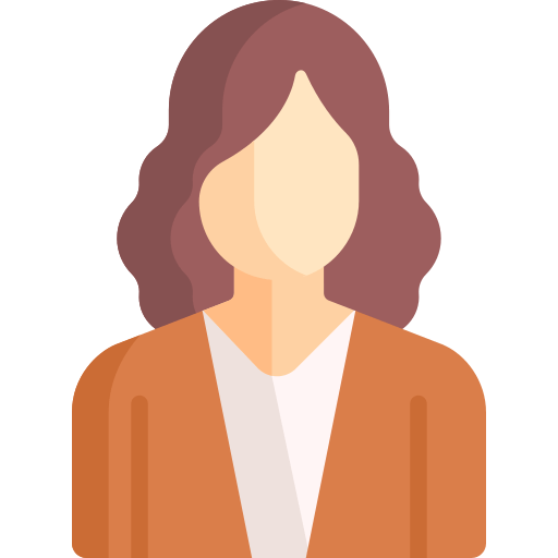 ジャケットを着た女性のイラスト